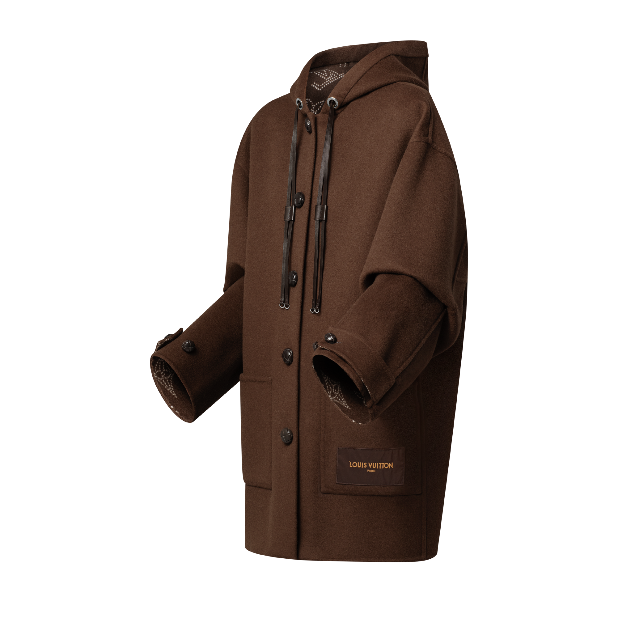 Hooded Button-Up Coat - Ready-to-Wear 1AHYF1 | LOUIS VUITTON